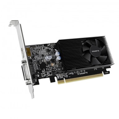 Placa video GIGABYTE GeForce GT 1030, 2GB GDDR4, HDMI, DVI-D, 64-bit Low Profile